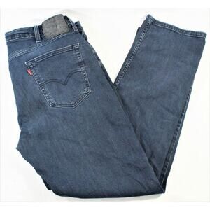 Levis 514 Mens Navy Blue Straight Leg Size 38 X 32 (Actual 37x31)
